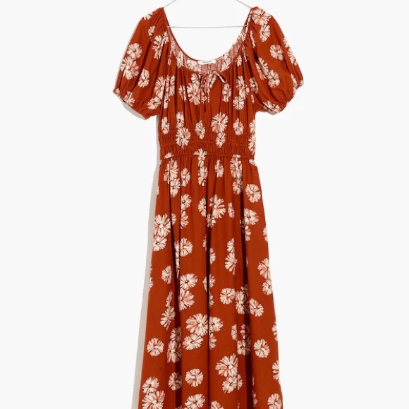 Madewell Dresses & Skirts - Madewell linen blend Sophia midi dress